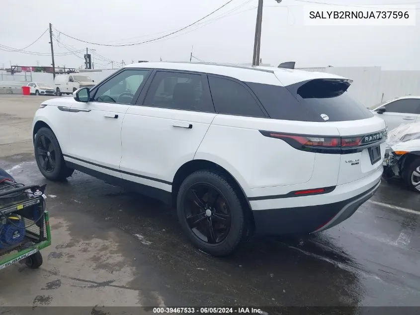 SALYB2RN0JA737596 2018 Land Rover Range Rover Velar D180 S