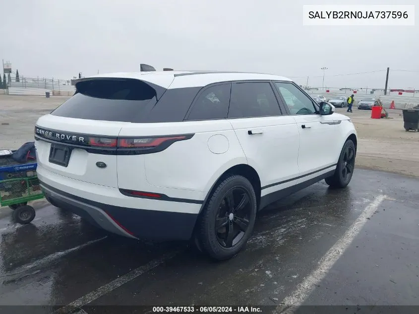 SALYB2RN0JA737596 2018 Land Rover Range Rover Velar D180 S