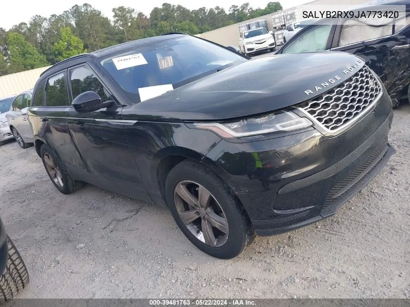 SALYB2RX9JA773420 2018 Land Rover Range Rover Velar P250 S