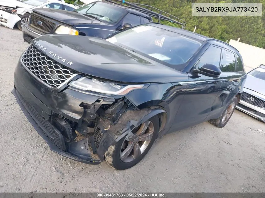 2018 Land Rover Range Rover Velar P250 S VIN: SALYB2RX9JA773420 Lot: 39481763