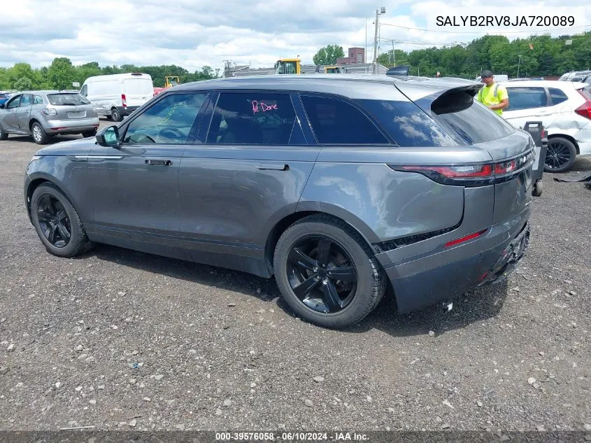 SALYB2RV8JA720089 2018 Land Rover Range Rover Velar P380 S