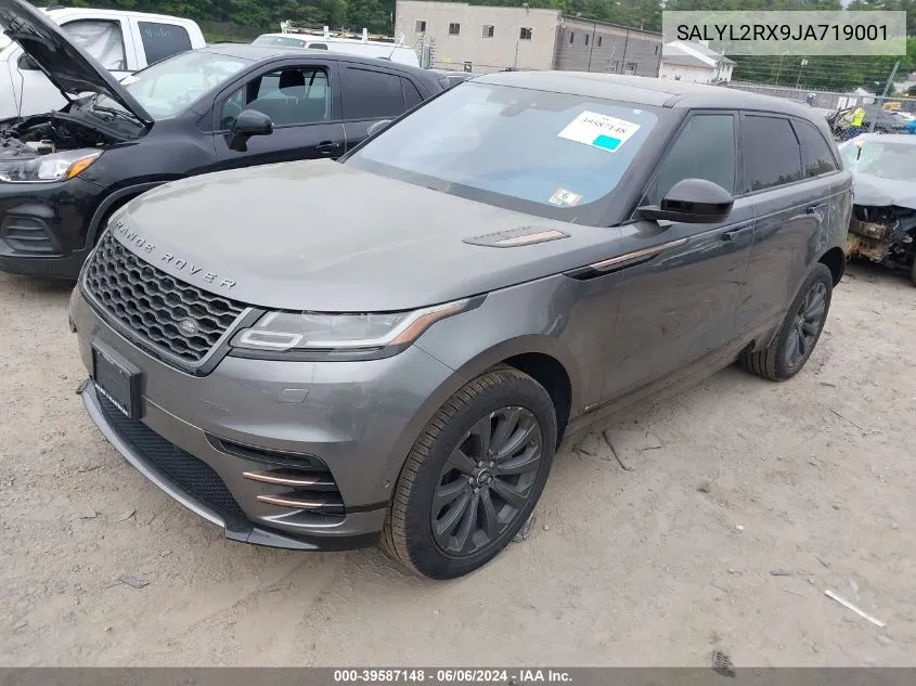 SALYL2RX9JA719001 2018 Land Rover Range Rover Velar P250 Se R-Dynamic