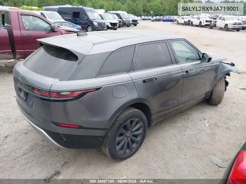 SALYL2RX9JA719001 2018 Land Rover Range Rover Velar P250 Se R-Dynamic