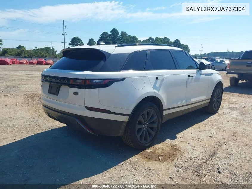 2018 Land Rover Range Rover Velar P250 Se R-Dynamic VIN: SALYL2RX7JA737304 Lot: 39646722