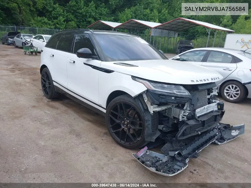 2018 Land Rover Range Rover Velar P380 First Edition/P380 Hse R-Dynamic VIN: SALYM2RV8JA756584 Lot: 39647438