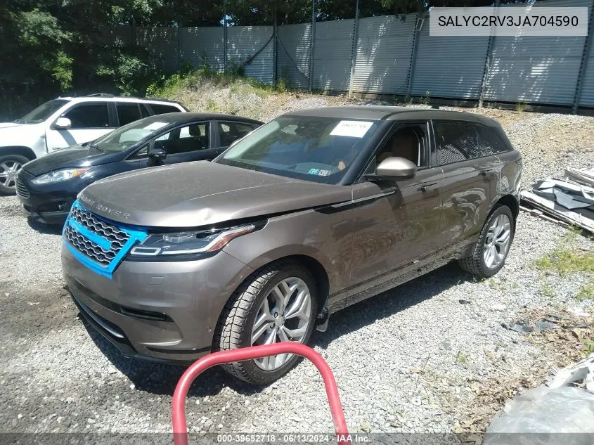 2018 Land Rover Range Rover Velar P380 Se R-Dynamic VIN: SALYC2RV3JA704590 Lot: 39652718