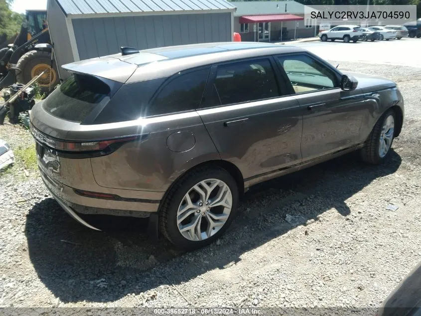 2018 Land Rover Range Rover Velar P380 Se R-Dynamic VIN: SALYC2RV3JA704590 Lot: 39652718