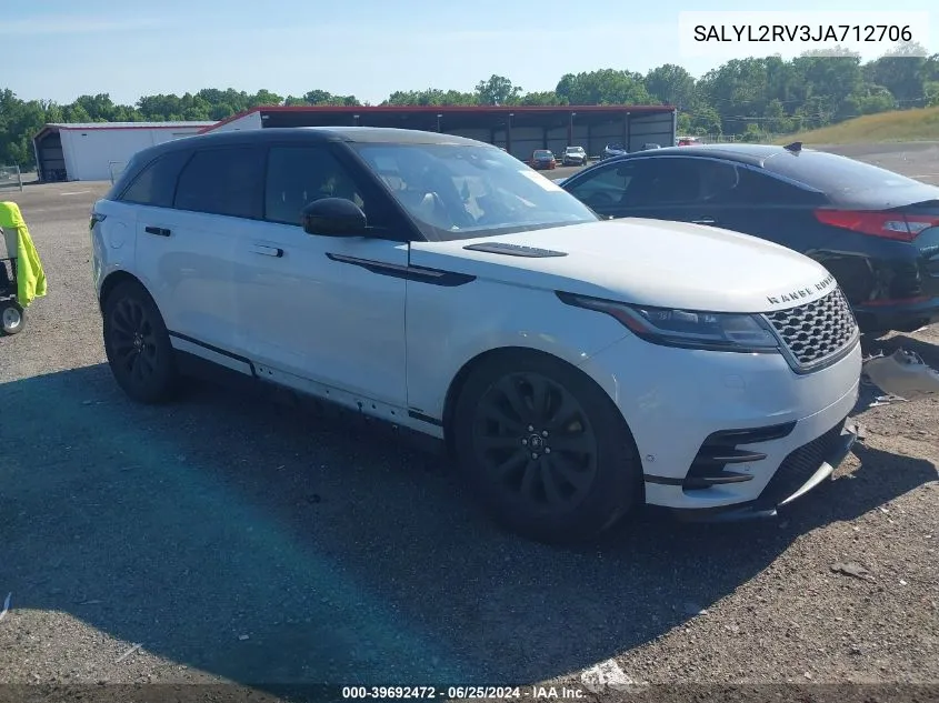 SALYL2RV3JA712706 2018 Land Rover Range Rover Velar R-Dynamic Se