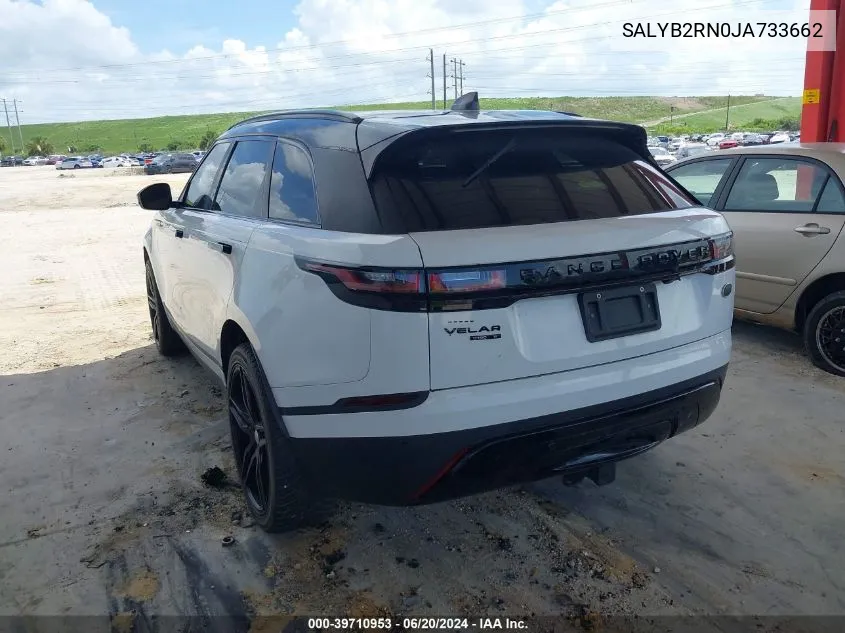 SALYB2RN0JA733662 2018 Land Rover Range Rover Velar D180 S