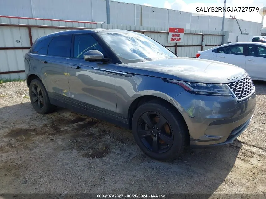 SALYB2RN5JA727579 2018 Land Rover Range Rover Velar D180 S