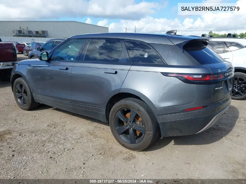 SALYB2RN5JA727579 2018 Land Rover Range Rover Velar D180 S