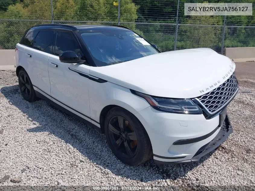 2018 Land Rover Range Rover Velar P380 S VIN: SALYB2RV5JA756127 Lot: 39857381