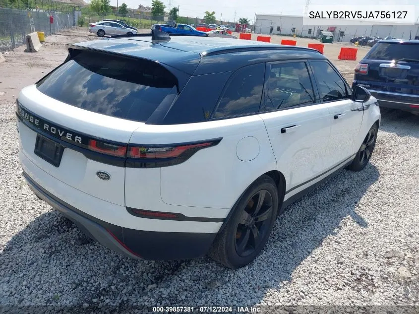 SALYB2RV5JA756127 2018 Land Rover Range Rover Velar P380 S