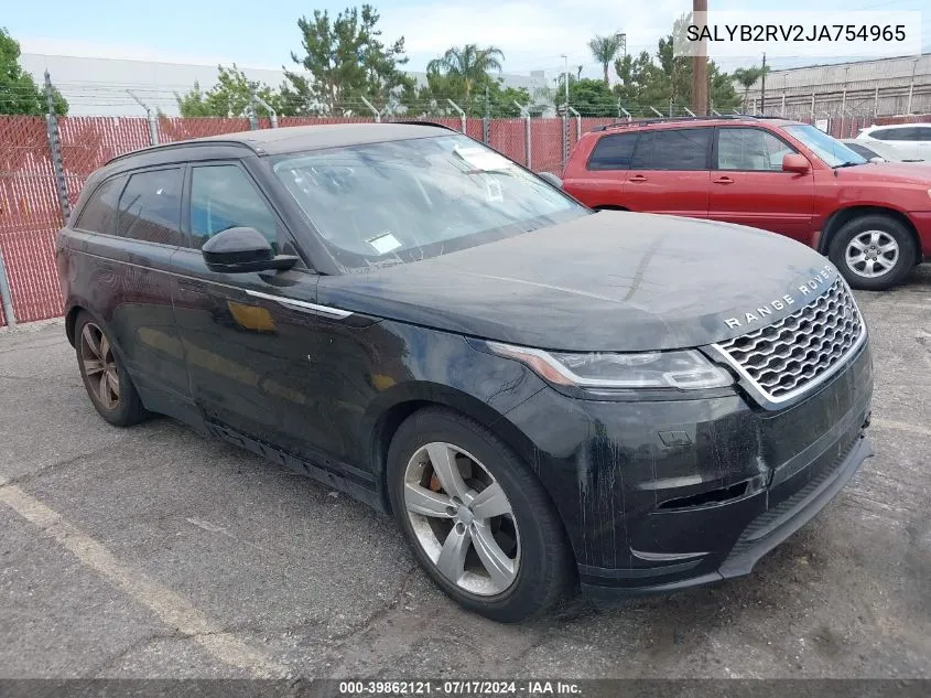 SALYB2RV2JA754965 2018 Land Rover Range Rover Velar P380 S