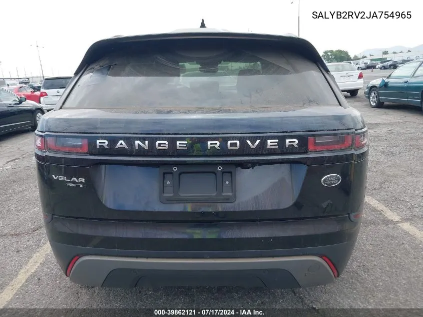 SALYB2RV2JA754965 2018 Land Rover Range Rover Velar P380 S