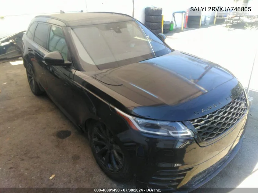 SALYL2RVXJA746805 2018 Land Rover Range Rover Velar P380 Se R-Dynamic