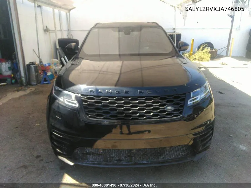 2018 Land Rover Range Rover Velar P380 Se R-Dynamic VIN: SALYL2RVXJA746805 Lot: 40001490