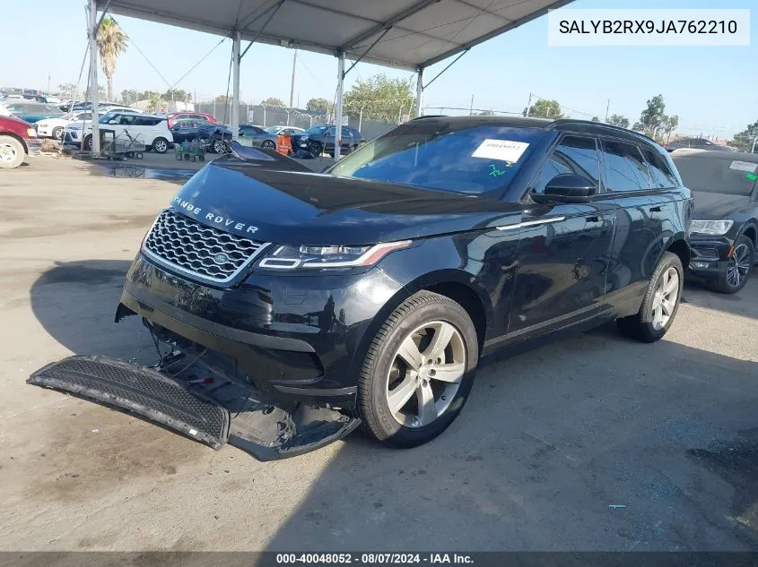 2018 Land Rover Range Rover Velar P250 S VIN: SALYB2RX9JA762210 Lot: 40048052