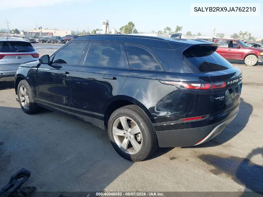 2018 Land Rover Range Rover Velar P250 S VIN: SALYB2RX9JA762210 Lot: 40048052