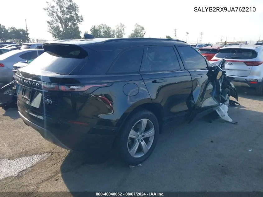 2018 Land Rover Range Rover Velar P250 S VIN: SALYB2RX9JA762210 Lot: 40048052