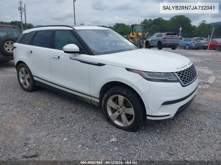 2018 Land Rover Range Rover Velar D180 S VIN: SALYB2RN7JA732041 Lot: 40087665