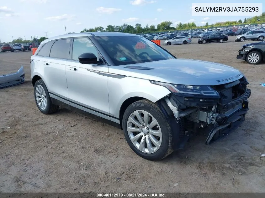 SALYM2RV3JA755293 2018 Land Rover Range Rover Velar P380 First Edition/P380 Hse R-Dynamic