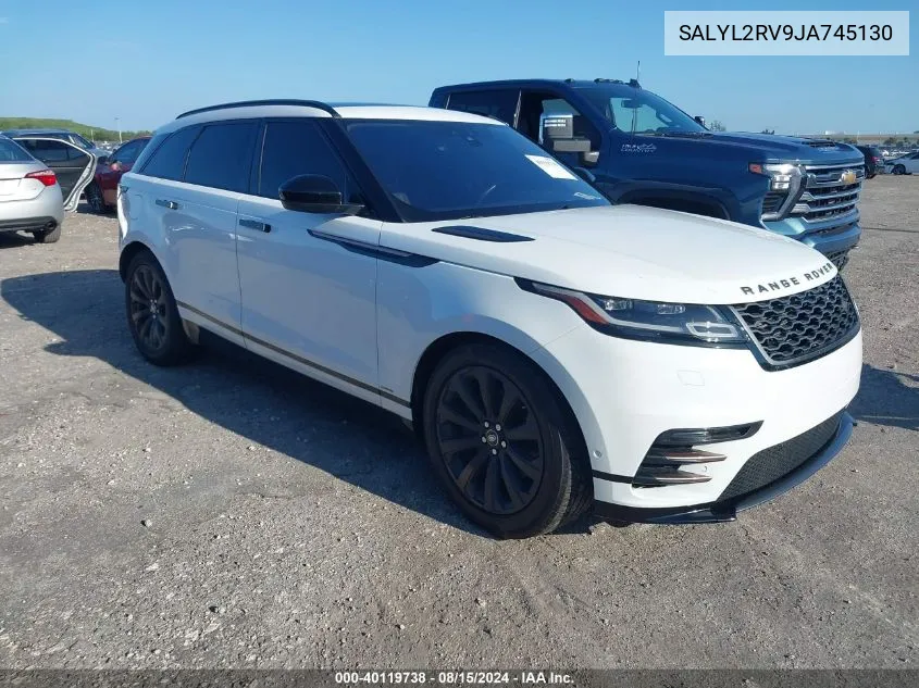 SALYL2RV9JA745130 2018 Land Rover Range Rover Velar P380 Se R-Dynamic