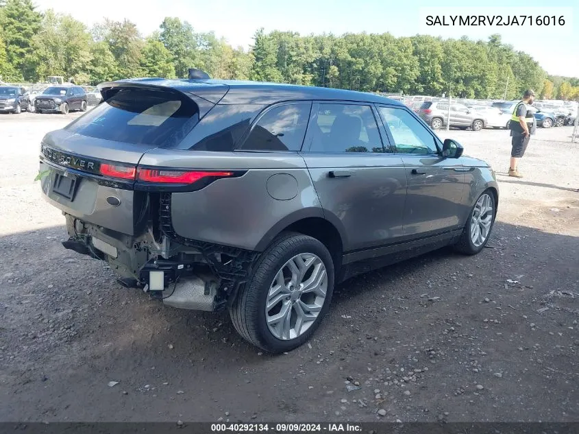 SALYM2RV2JA716016 2018 Land Rover Range Rover Velar P380 First Edition/P380 Hse R-Dynamic