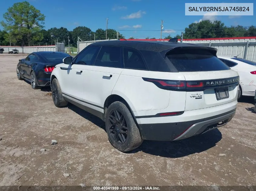 2018 Land Rover Range Rover Velar D180 S VIN: SALYB2RN5JA745824 Lot: 40341959