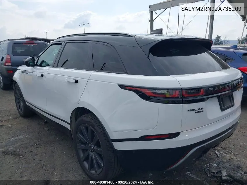 SALYM2RN9JA735209 2018 Land Rover Range Rover Velar D180 Hse R-Dynamic