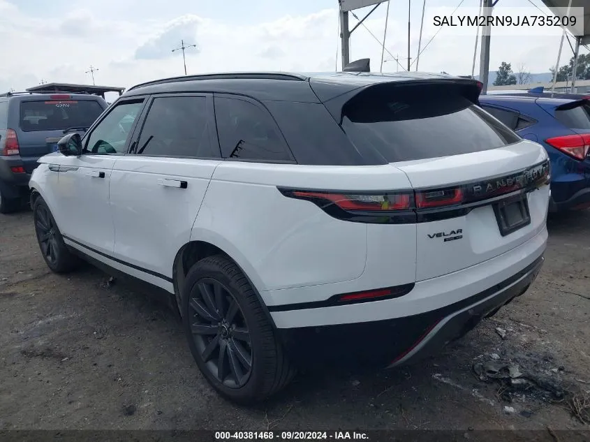 SALYM2RN9JA735209 2018 Land Rover Range Rover Velar D180 Hse R-Dynamic