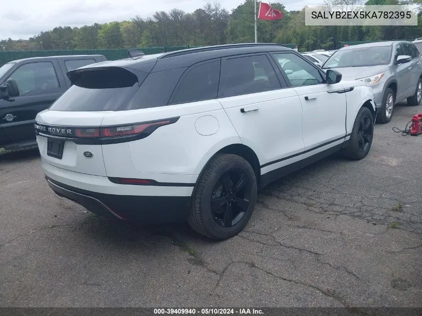 2019 Land Rover Range Rover Velar P250 S VIN: SALYB2EX5KA782395 Lot: 39409940