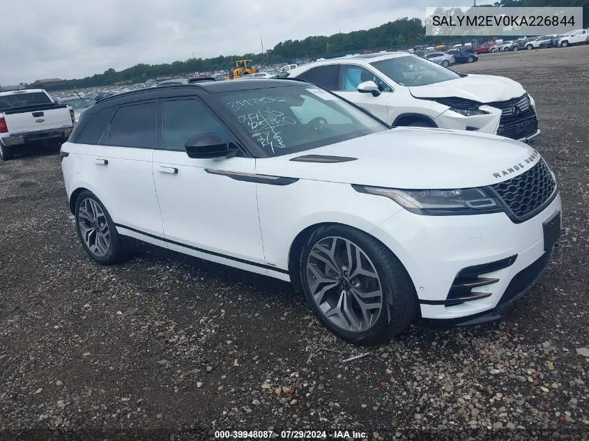 SALYM2EV0KA226844 2019 Land Rover Range Rover Velar P380 R-Dynamic Hse