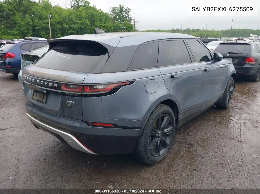 SALYB2EXXLA275509 2020 Land Rover Range Rover Velar P250 S