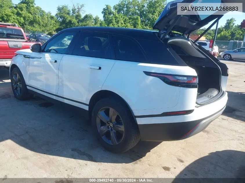 2020 Land Rover Range Rover Velar P250 S VIN: SALYB2EXXLA268883 Lot: 39492740