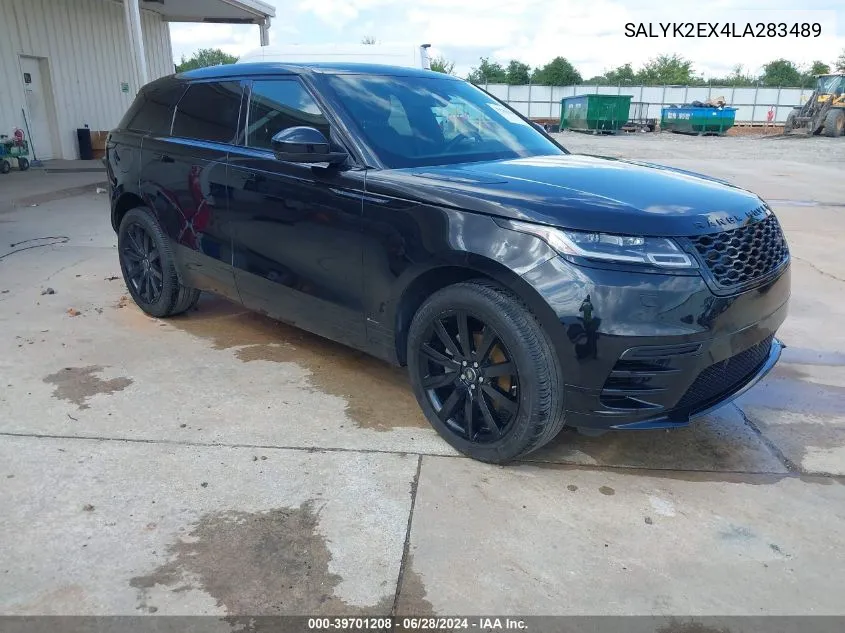 2020 Land Rover Range Rover Velar P250 R-Dynamic S VIN: SALYK2EX4LA283489 Lot: 39701208