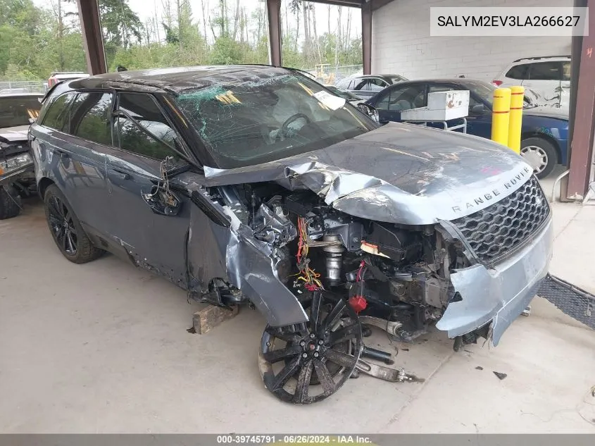 2020 Land Rover Range Rover Velar R-Dynamic Hse VIN: SALYM2EV3LA266627 Lot: 39745791