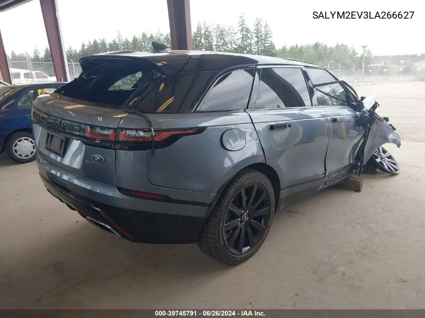 2020 Land Rover Range Rover Velar R-Dynamic Hse VIN: SALYM2EV3LA266627 Lot: 39745791