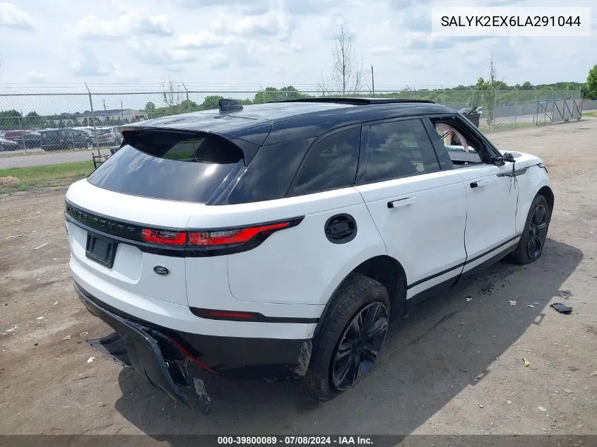 SALYK2EX6LA291044 2020 Land Rover Range Rover Velar P250 R-Dynamic S