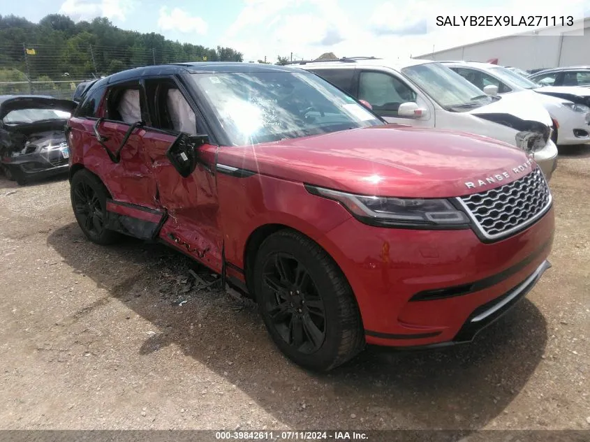 SALYB2EX9LA271113 2020 Land Rover Range Rover Velar P250 S