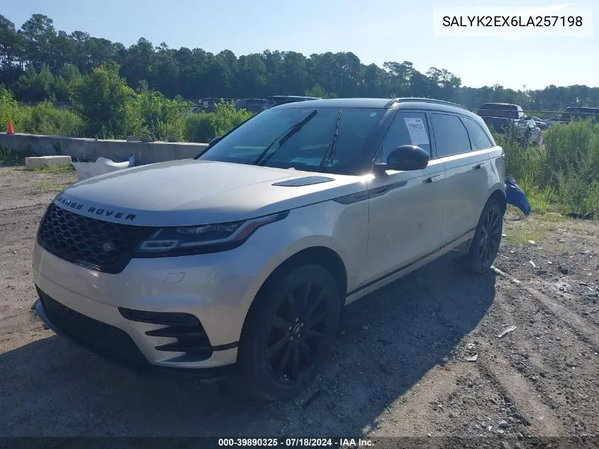 SALYK2EX6LA257198 2020 Land Rover Range Rover Velar R-Dynamic S