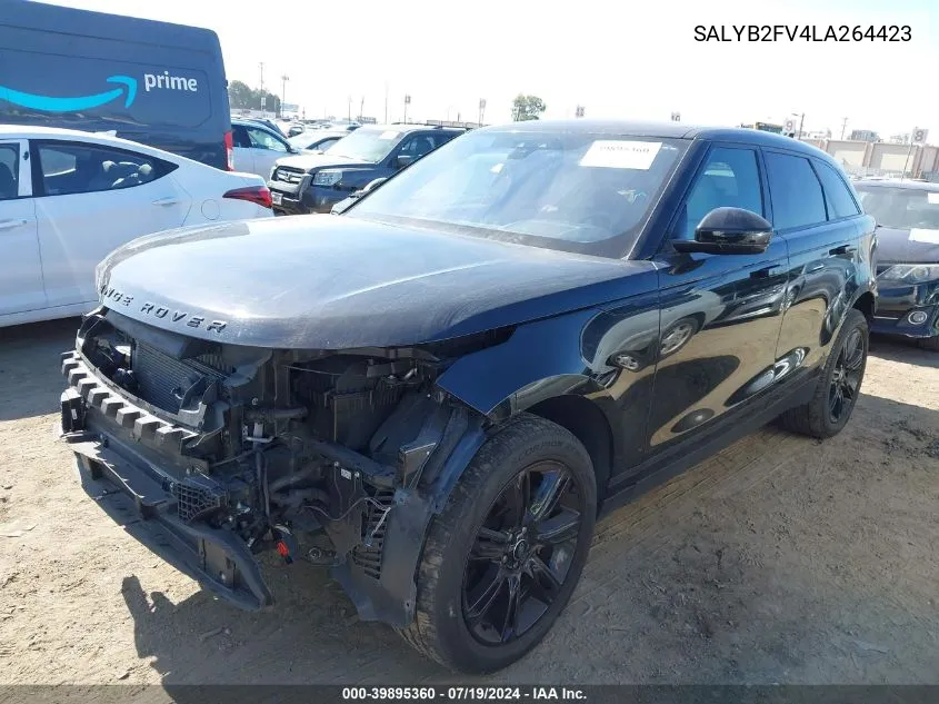 2020 Land Rover Range Rover Velar P340 S VIN: SALYB2FV4LA264423 Lot: 39895360