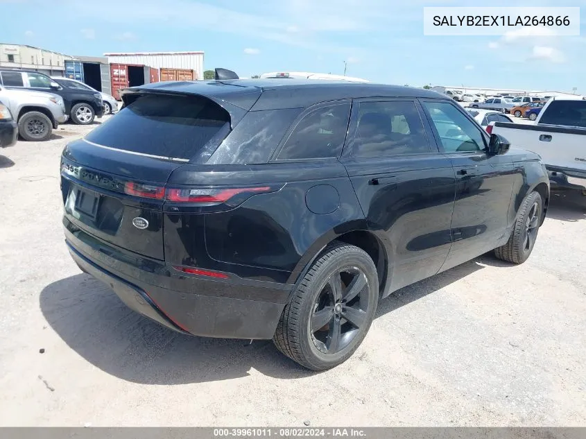 2020 Land Rover Range Rover Velar P250 S VIN: SALYB2EX1LA264866 Lot: 39961011