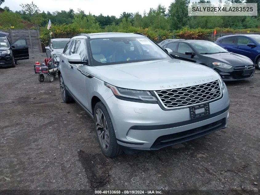 2020 Land Rover Range Rover Velar P250 S VIN: SALYB2EX4LA283525 Lot: 40133658