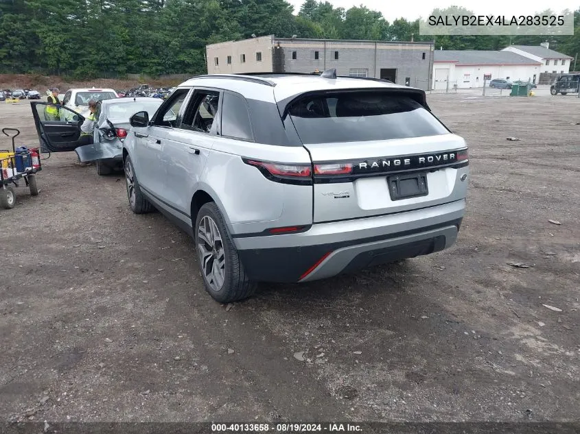 SALYB2EX4LA283525 2020 Land Rover Range Rover Velar P250 S