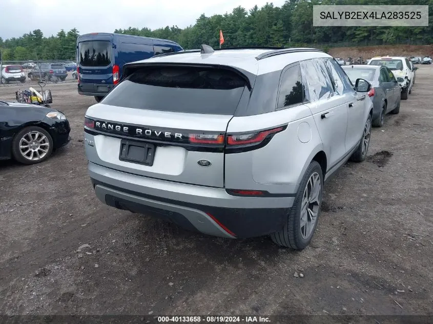 SALYB2EX4LA283525 2020 Land Rover Range Rover Velar P250 S