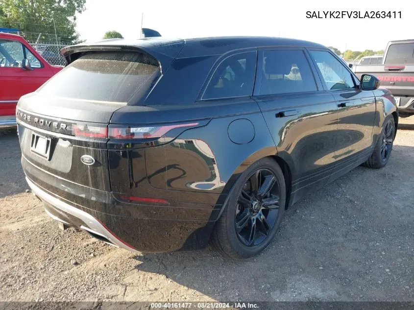 SALYK2FV3LA263411 2020 Land Rover Range Rover Velar P340 R-Dynamic S