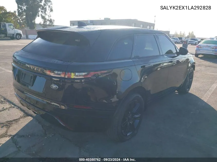 SALYK2EX1LA292828 2020 Land Rover Range Rover Velar R-Dynamic S