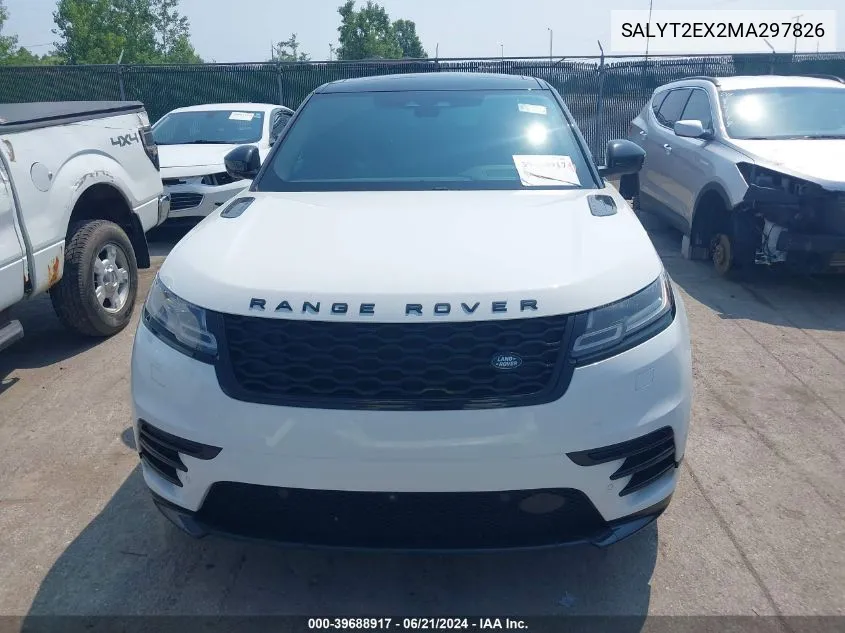 2021 Land Rover Range Rover Velar R-Dynamic S VIN: SALYT2EX2MA297826 Lot: 39688917