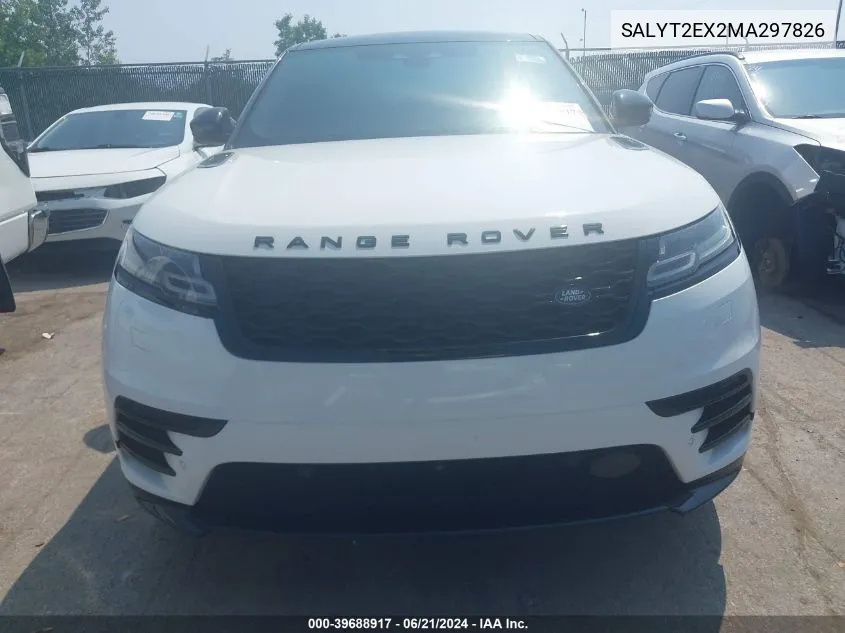 2021 Land Rover Range Rover Velar R-Dynamic S VIN: SALYT2EX2MA297826 Lot: 39688917